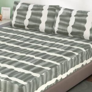 3 Pcs Quilted Fitted Sheet Set