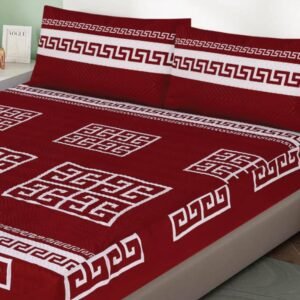 3 Pcs Quilted Fitted Sheet Set