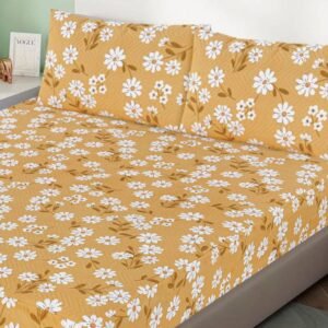 3 Pcs Quilted Fitted Sheet Set