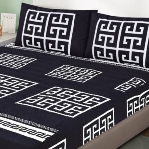 3 Pcs Quilted Fitted Sheet Set