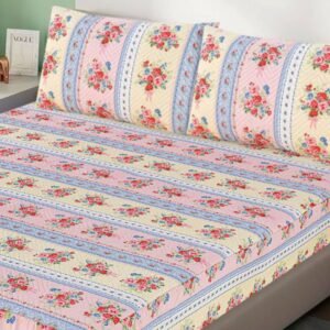 3 Pcs Quilted Fitted Sheet Set