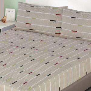 3 Pcs Quilted Fitted Sheet Set