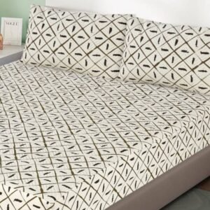 3 Pcs Quilted Fitted Sheet Set
